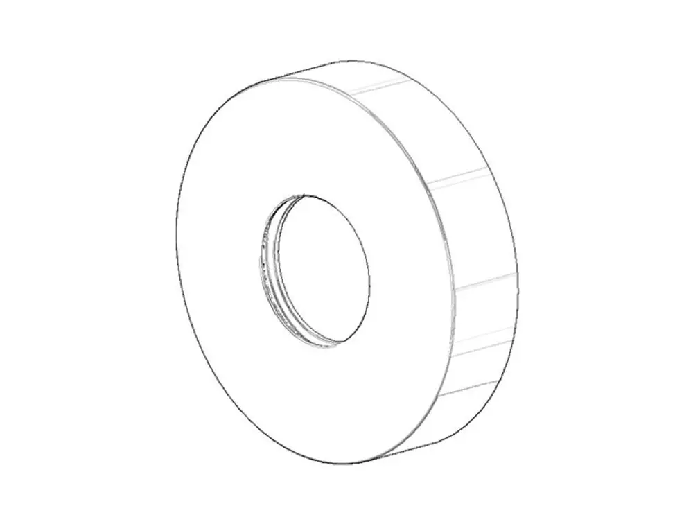 DORNBRACHT Rosette ERSATZTEILE 092788010 D. 78 x D. 30,3 x 18 mm Chrom, 092788010-00 Galeriebild 1